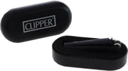 Clipper aansteker - Clipper aansteker metaal zwart - Clipper - Clipper Jet - Clipper aansteker Jet - In geschenkdoos