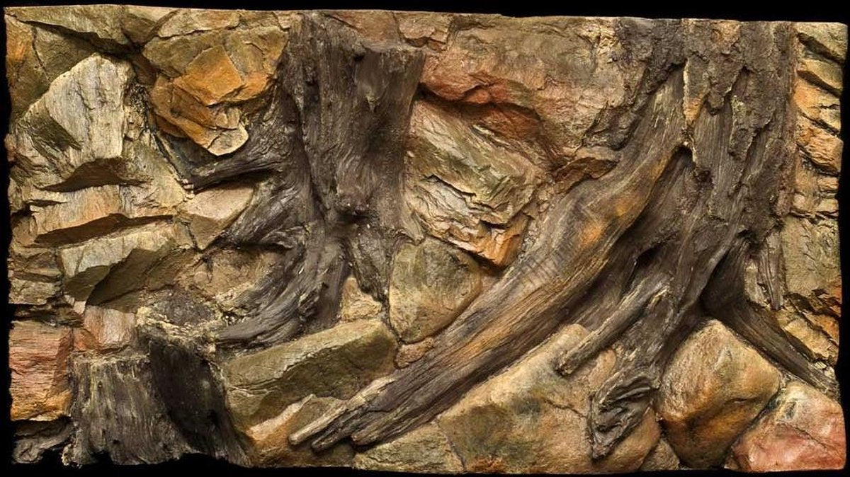 Ceramic Nature Root achterwand 100x60 (96x54cm) in 1 deel