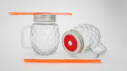 Twee fruitglazen rood Vivalto