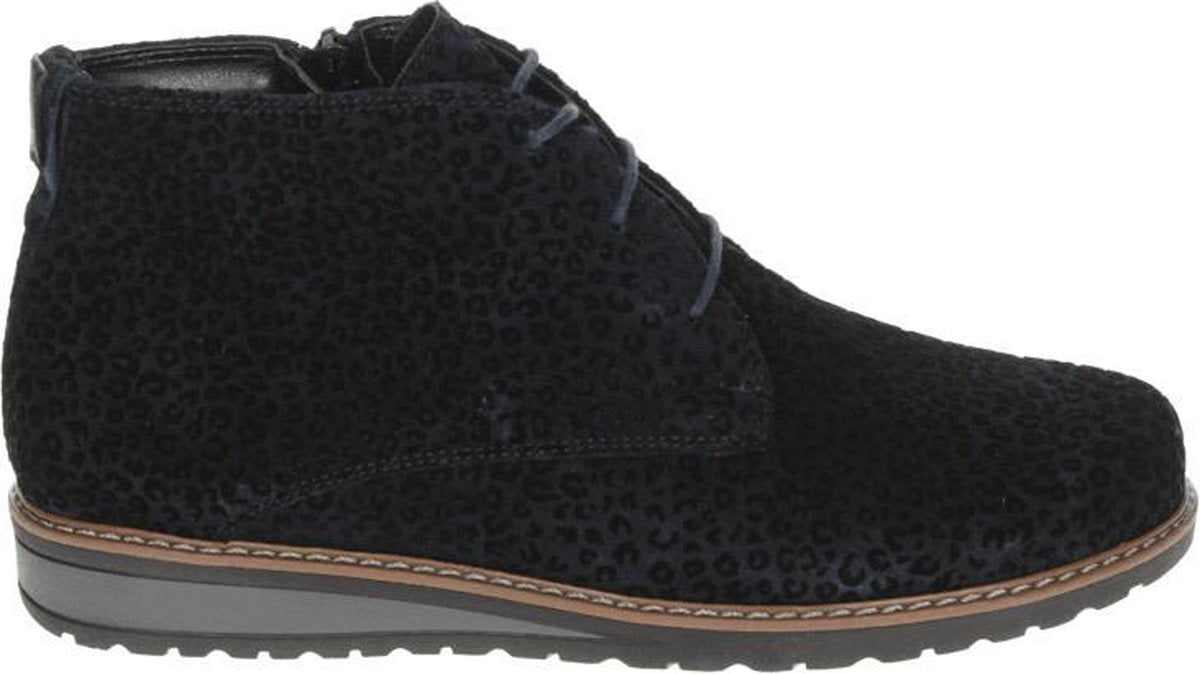 Waldlaufer 379808 Havida - Volwassenen VeterlaarzenHalf-hoge schoenen - Kleur: Blauw - Maat: 42