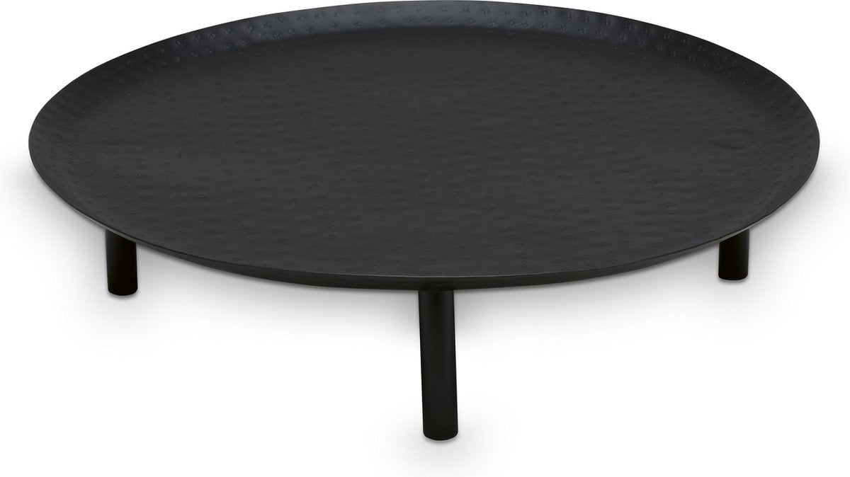 VTwonen - Metalen Tray - Mat Zwart - Ø 39.5cm
