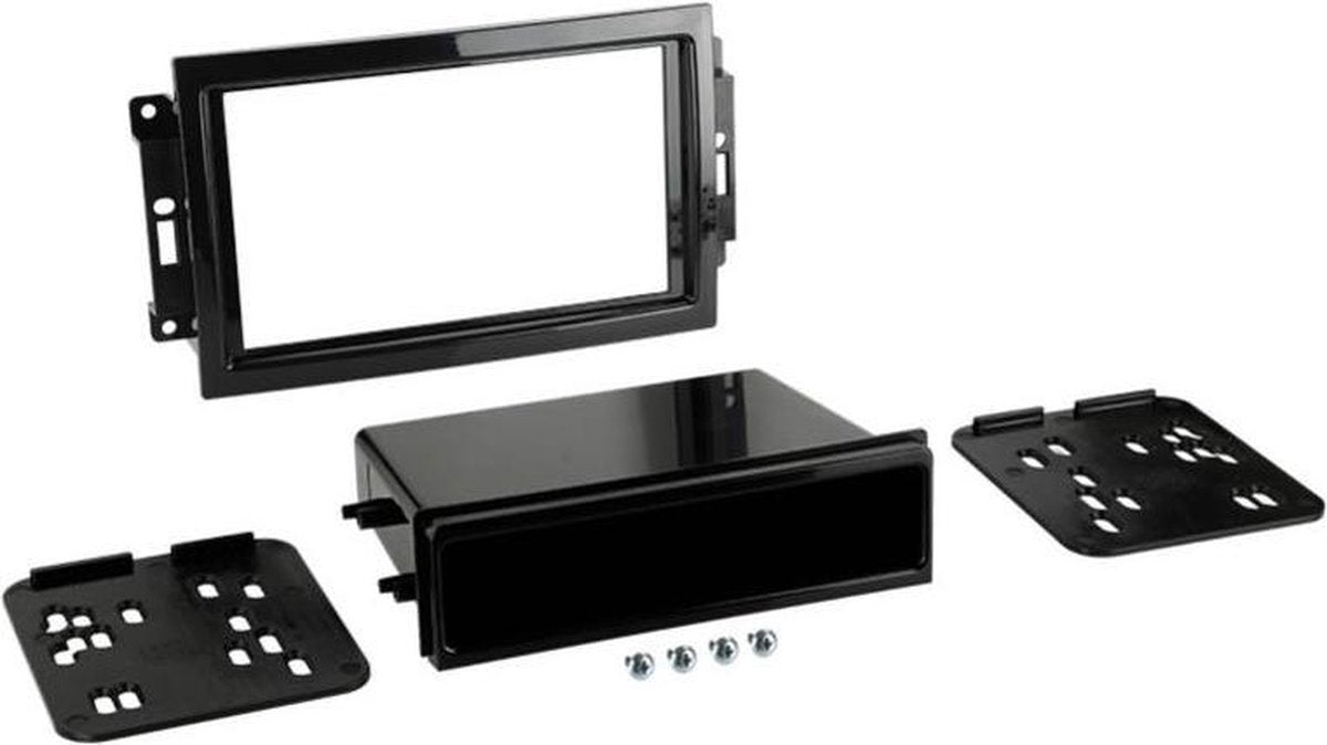 2-DIN Paneel Chrysler 300C/ PT Cruiser - Jeep Grand Cherokee Kleur: Zwart
