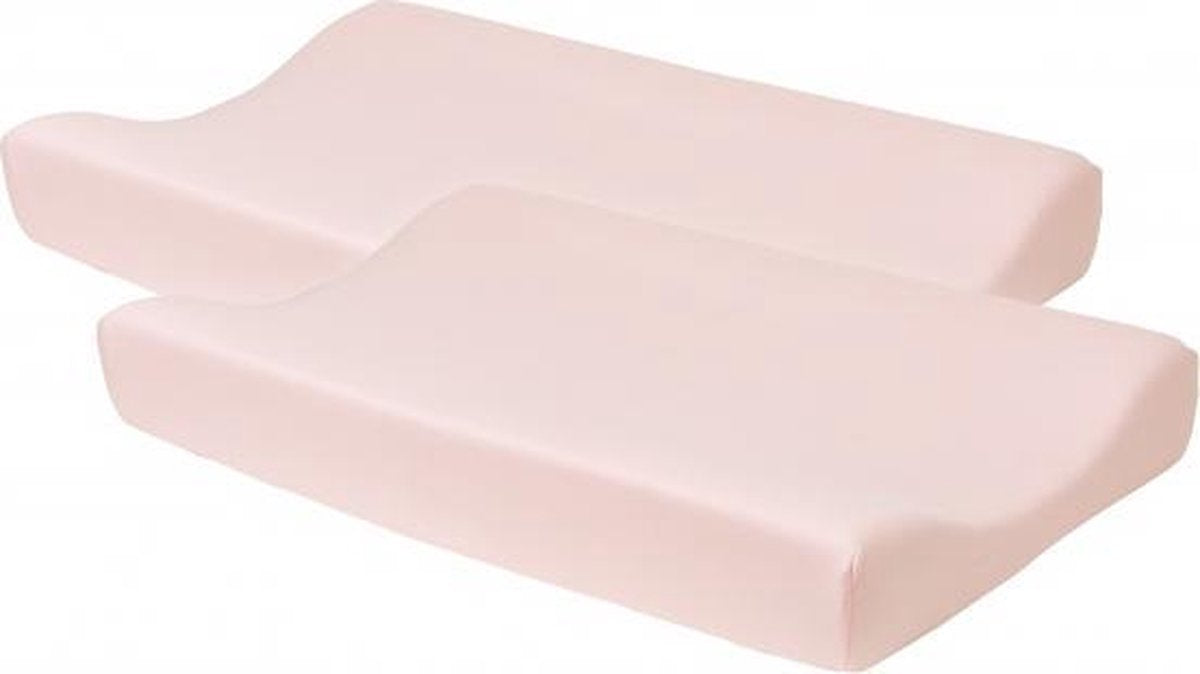 Meyco aankleedkussenhoes basic jersey - 2-pack - Lichtroze