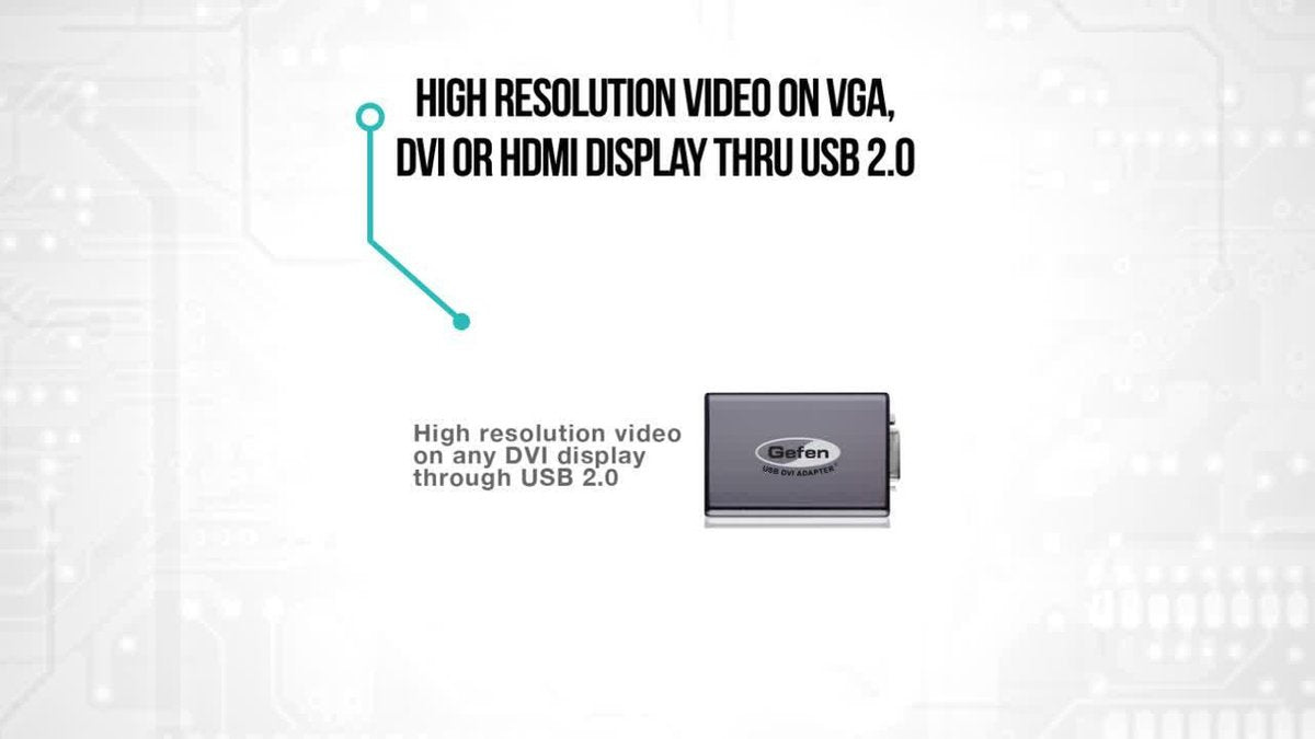 Gefen USB naar VGA adapter