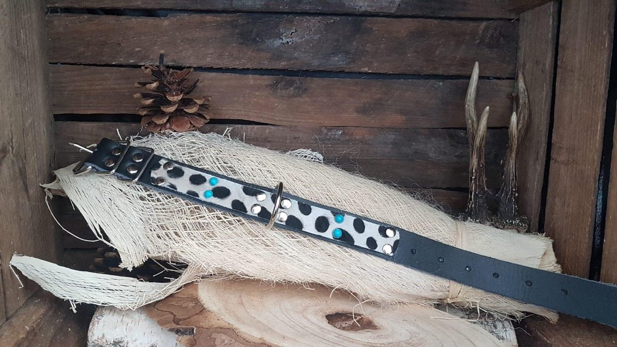 MRL Zwart Panter Blauwe steen 3cm. L1