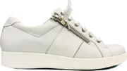 Witte Durea Veterschoenen Wijdte H
