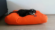 Dog's Companion Hondenkussen - L - 115 x 85 cm - Oranje vuilafstotende coating