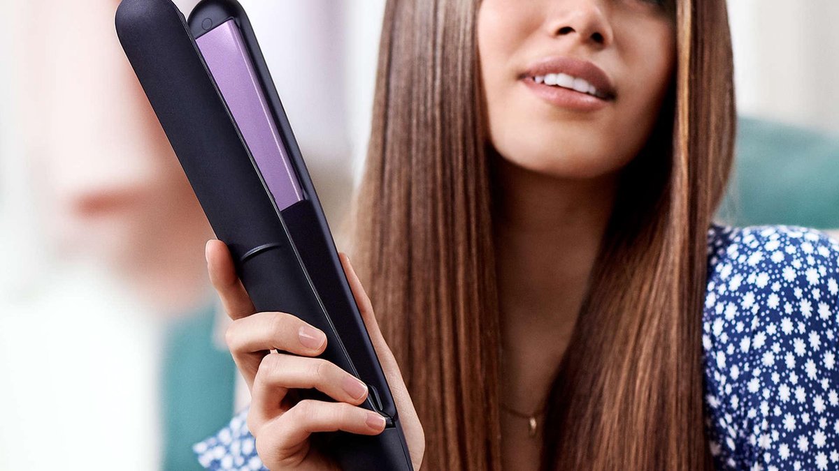 Professional Hair Straightener 2 In 1 Ceramic Hair Curler 