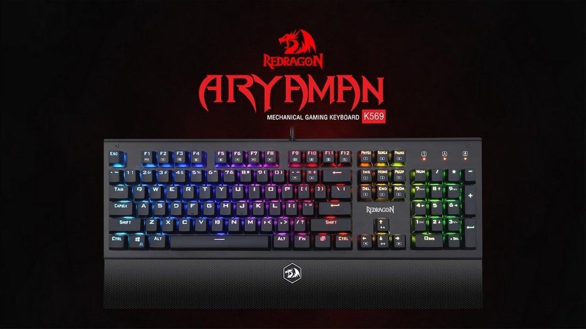 Redragon Mechanical Aryaman RGB Gaming toetsenbord