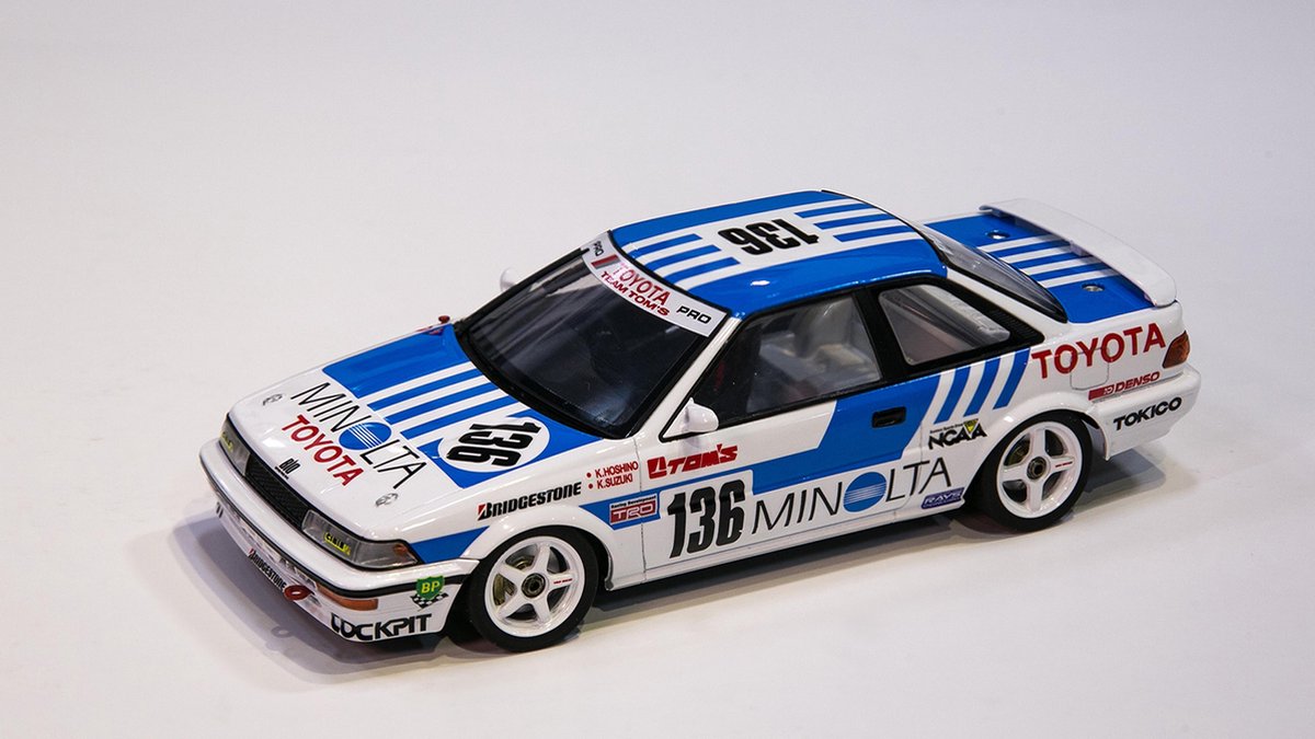1:24 Beemax 24010 Toyota Corolla Levin AE92 '88 Gr.A Plastic kit