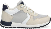 Braqeez 420297-581 Jongens Lage Sneakers - Beige - Leer - Veters