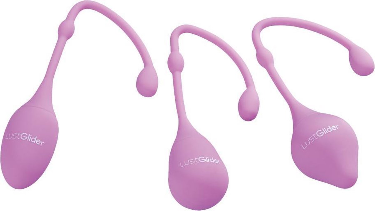 LustGlider Vaginale balletjes Kegel Ball Set Roze