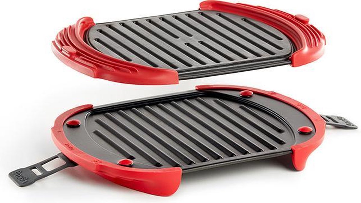 Lekue Grillplaat XL voor de magnetron  3-4 personen