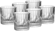 Set van 12x stuks drinkglazen/whisky glazen transparant 310 ml Manhattan