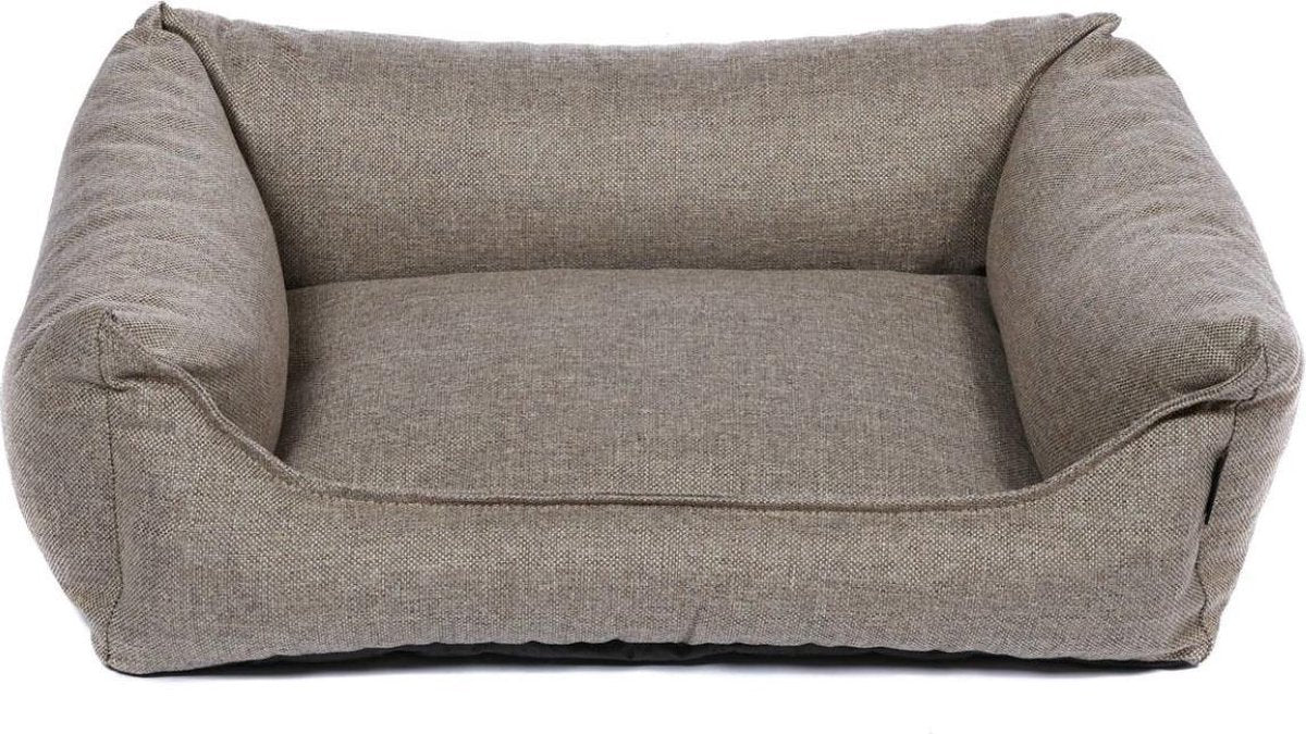 snObbs Kingston XS Hondenmand - Hondenkussen – Trendy Hondenbank - Hondenbed Geschikt voor de Wasmachine - 70 x 50 x 20 - Beige