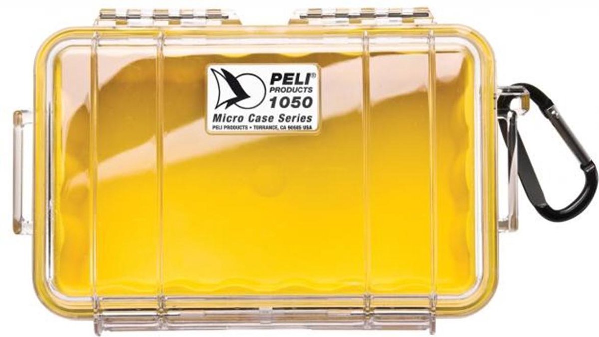 Peli Case 1050 Transparant / Geel