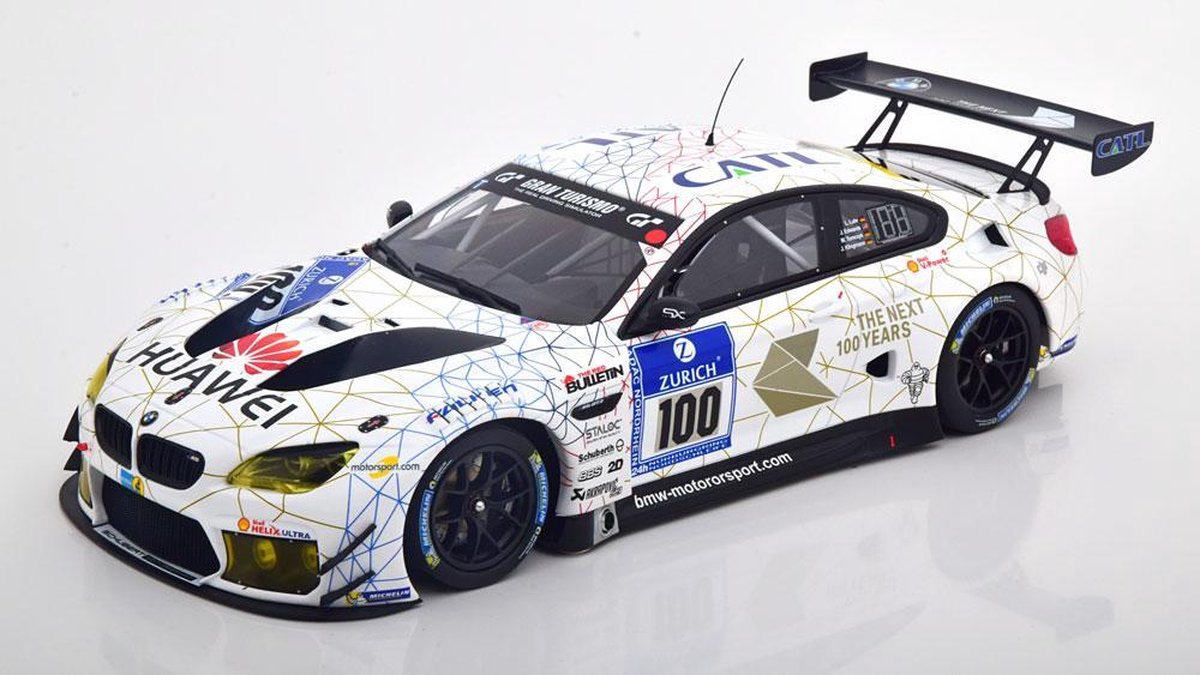 BMW M6 GT3 Schubert Motorsport #100 24h N'ring 2016 - 1:18 - Minichamps