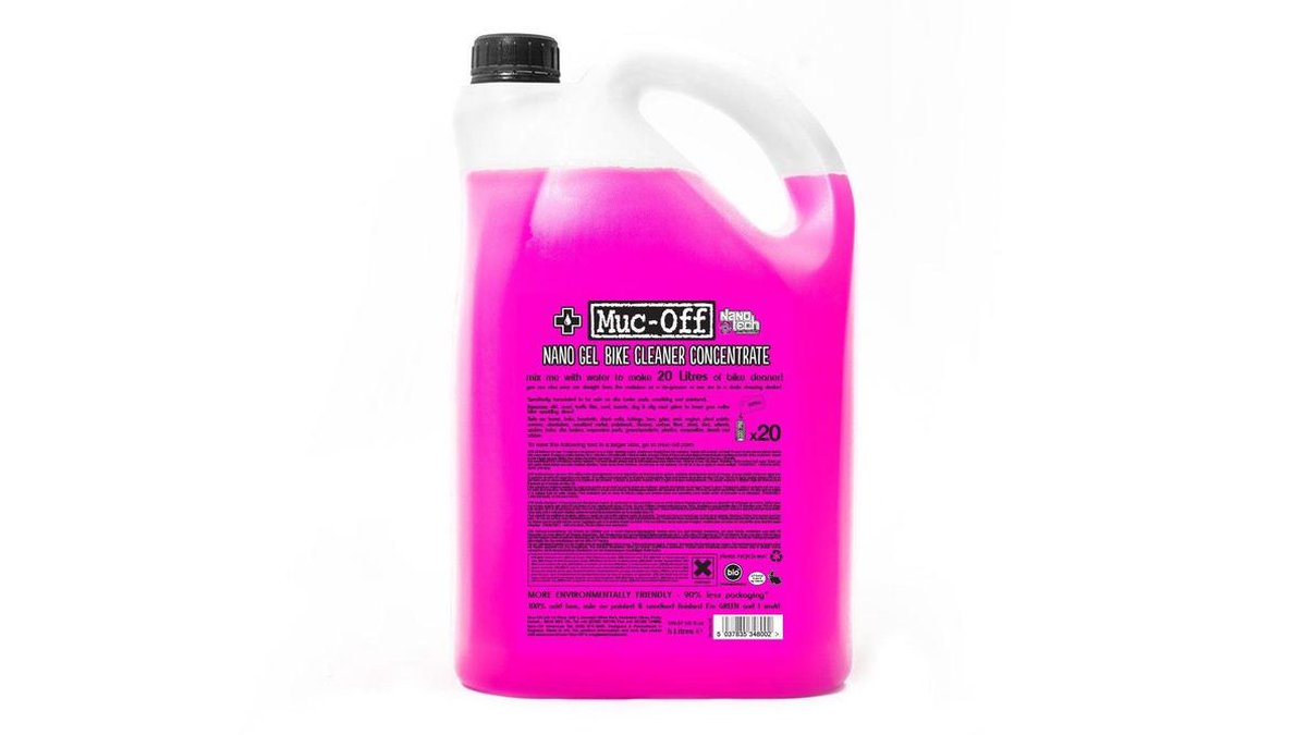 Muc-Off Bike Cleaner Concentrate Nano Gel 5 L roze