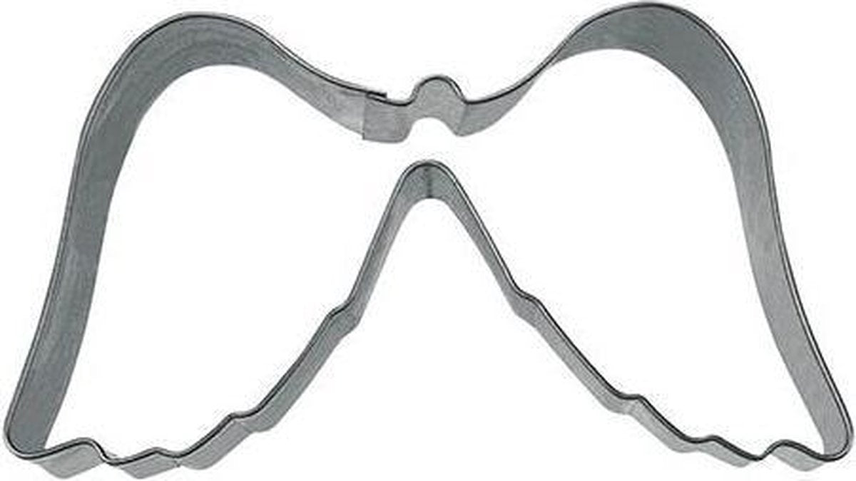 Städter Uitsteker RVS - engel vleugels - 8.5cm