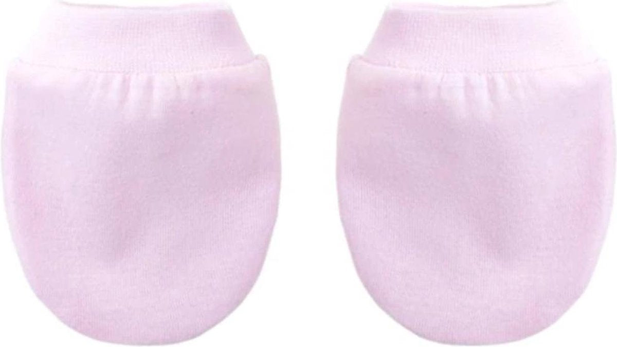 Hiden | Baby handschoenen - Baby wanten - Krabwantjes - Babykleding - Anti Krassende handschoenen | Wit