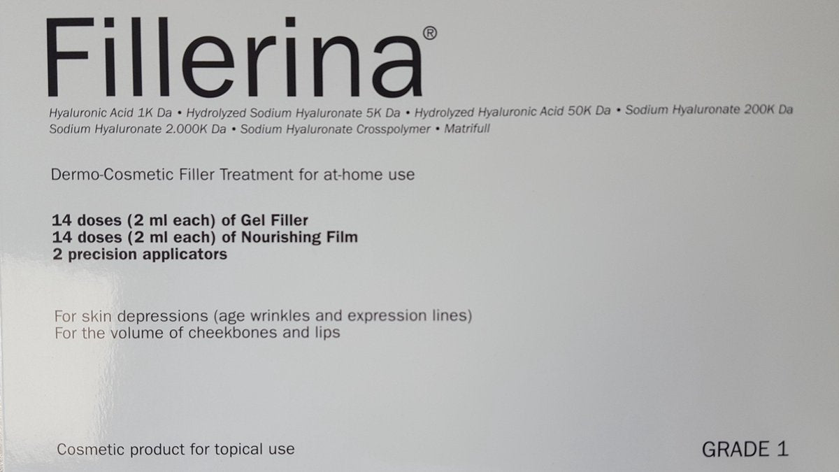 FILLERINA FILLERBEHANDELING GRAAD 1 2X30ML