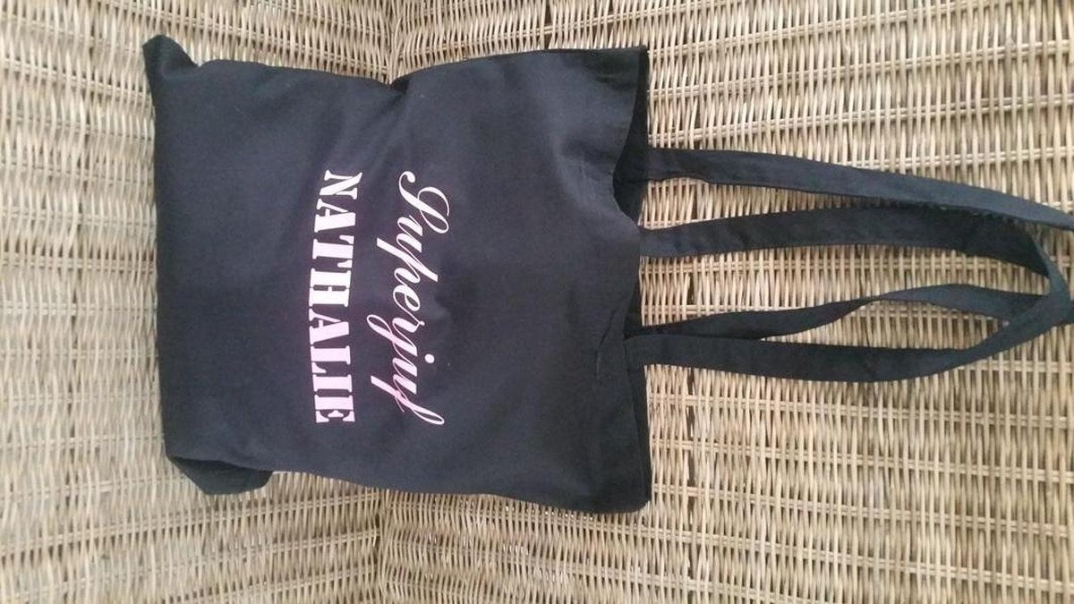 Tas Superjuf of Supermeester met naam leerling/groep . Tip afscheid bedankt bedankje cadeau cadeautjes liefste leukste meester juf juffen  Juffendag cadeau  Einde schooljaar   juf