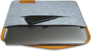 LOUZIR Vilten Laptop Sleeve "Folder" Lichtgrijs |
