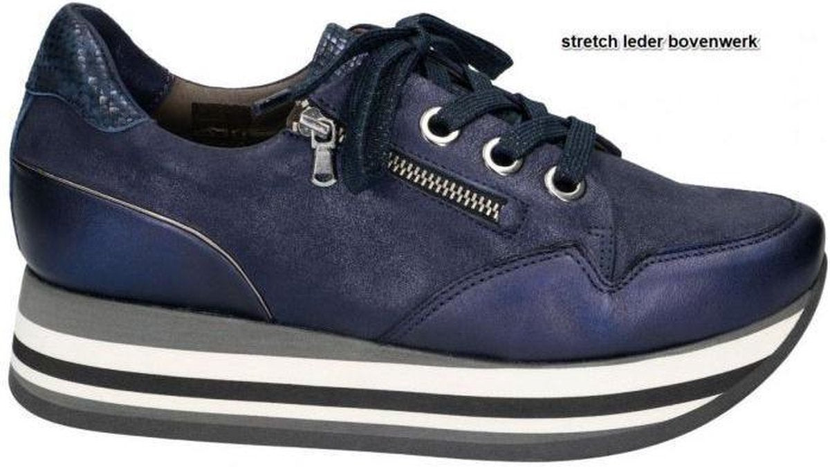Softwaves -Dames -  blauw donker - sneakers  - maat 38½