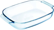 Pyrex  Rechthoekige Ovenschaal met grepen - Borosilicaatlas - 39 x 25 cm