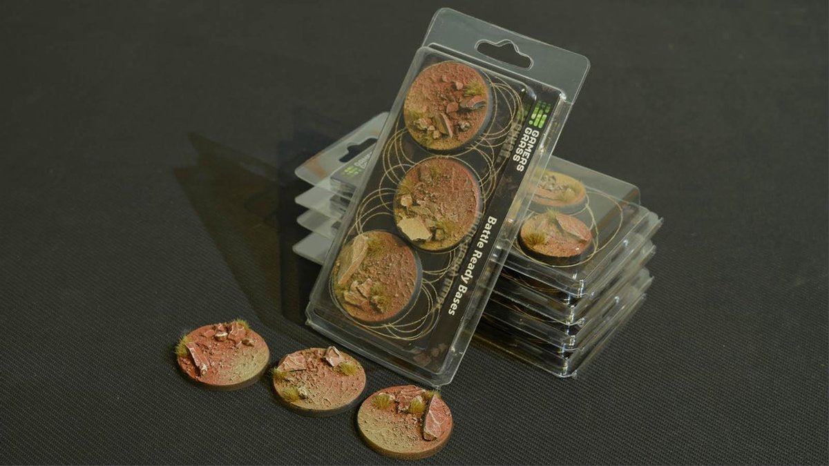 Badlands Bases Pre-Painted (3x 50mm Round)