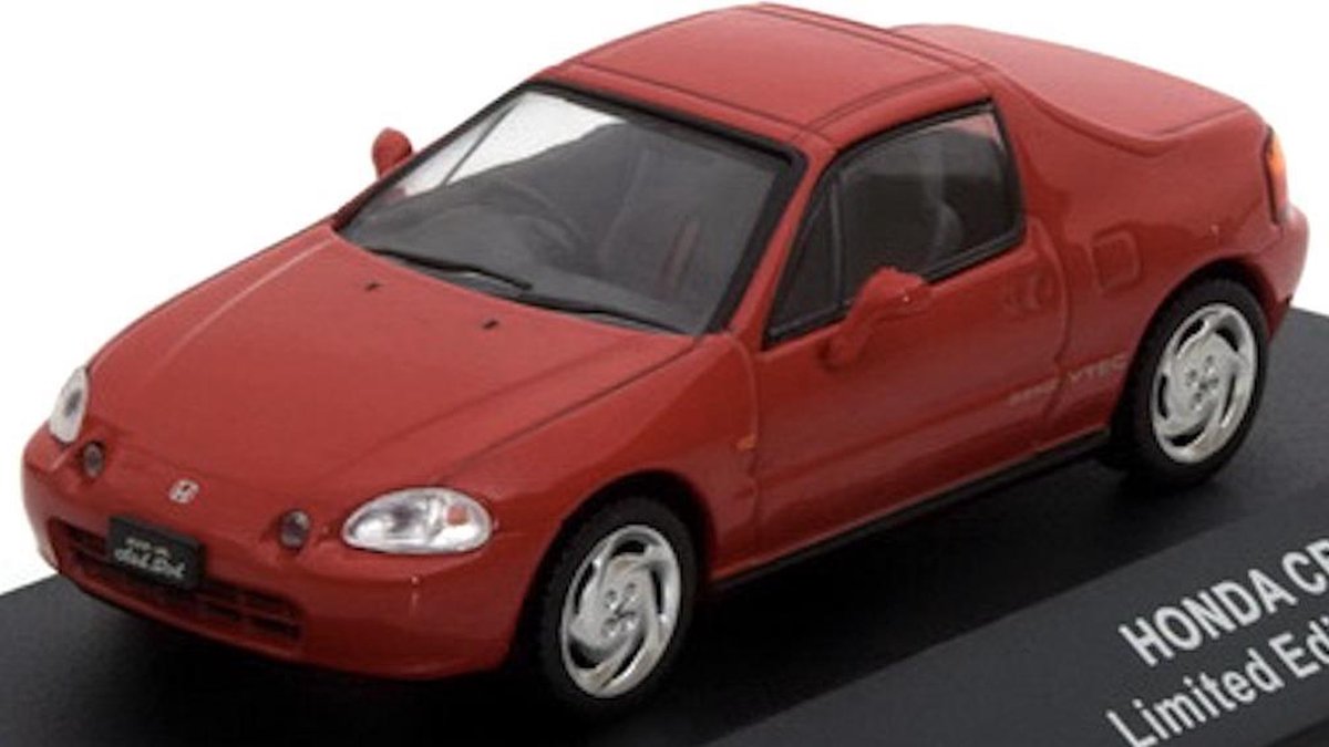 Honda CR-X Del Sol 1992 Rood 1-43 Triple 9 Collection Limited 1008 Pieces