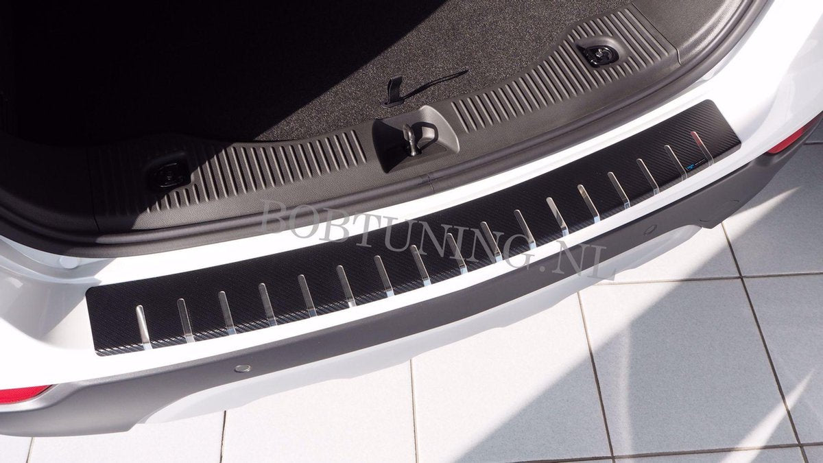 Carbon rvs bumperbescherming Volkswagen Caddy | 2004-2014