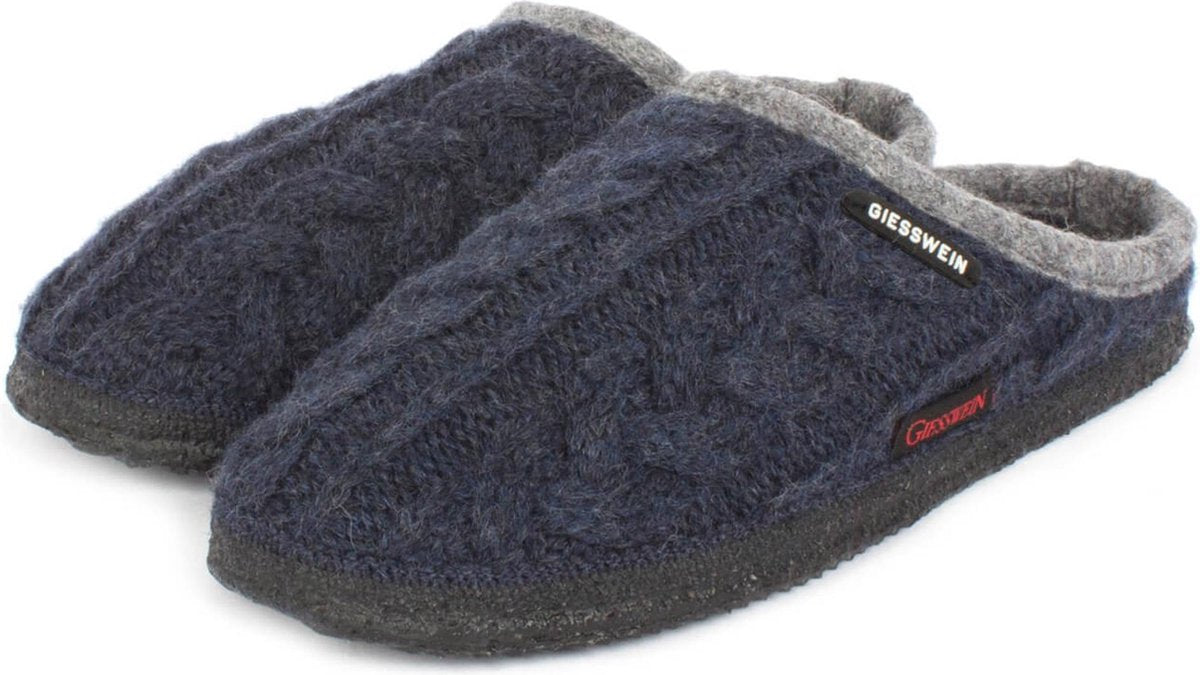 Giesswein Instappers - Maat 46 - Unisex - Donker blauw