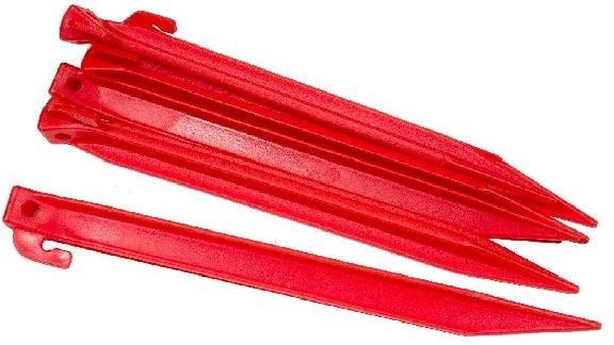 Outdoor Tentharingen kunststof 24 cm 6 stuks