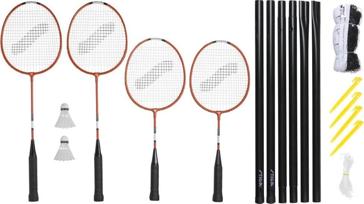 Stiga Badmintonset Family 9-delig