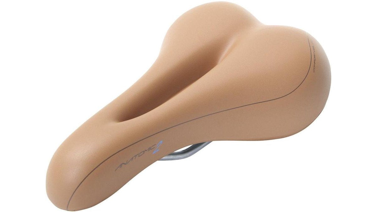 Contec Anatomic 2 Trekking Zadel - Unisex - Lichtbruin - 100% Waterdicht.