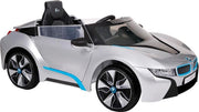 Blanco Accu-Auto BMW i8 Zilver - 12V - incl. MP3 en afstandsbediening - vanaf 3 jaar