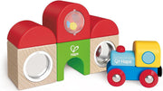 Hape Blokkenset Treinstation 7-delig
