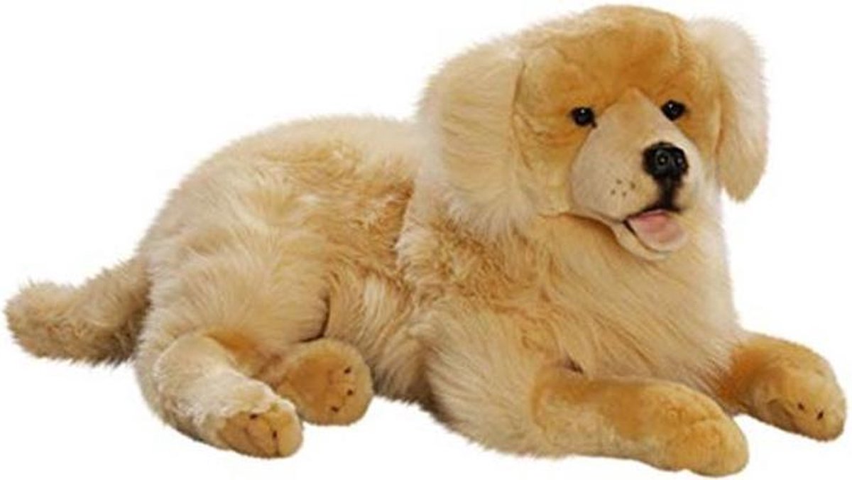 Bicolini Golden Retriever knuffelhond 60 cm.
