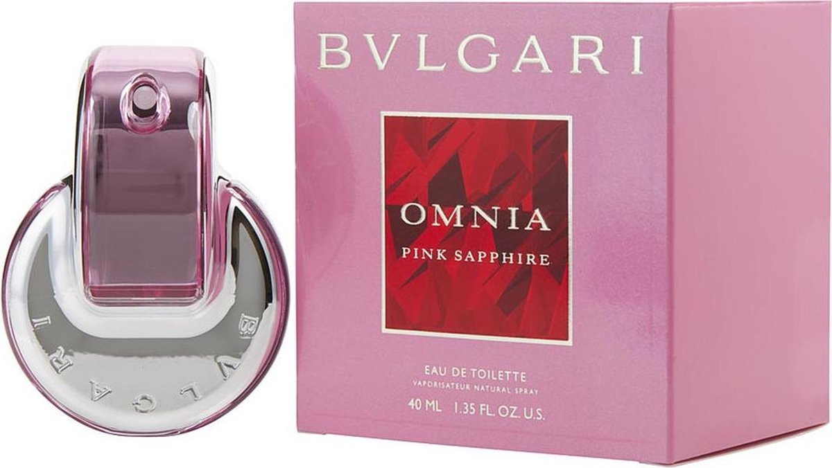Bvlgari Omnia Pink Sapphire Eau De Toilette Spray 40 Ml For Women