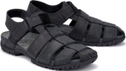 Mephisto BASILE heren sandaal - zwart - maat 42