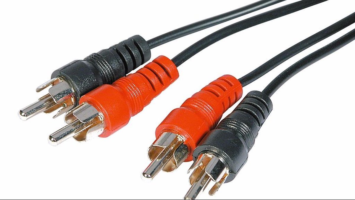 Stereo Tulp Kabel - Basic - 5 meter - Zwart