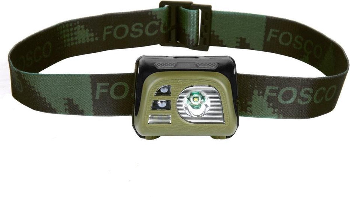 Fosco Hoofdlamp Tactical groen