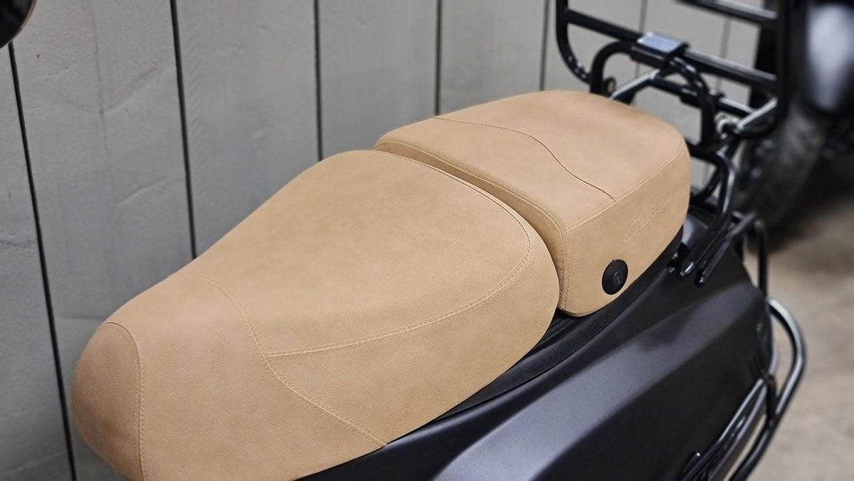 Custom Beige Duo Comfort zadel VX50/RIVA/Sourini/Venice/Toscana