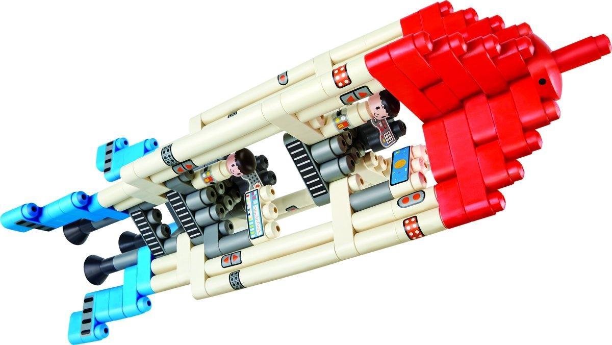 Polym Adventure Rocket  Bouwblokken 138-delig