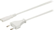 Cablexpert Stroomkabel met C7 / 8-vormige plug - wit - 1