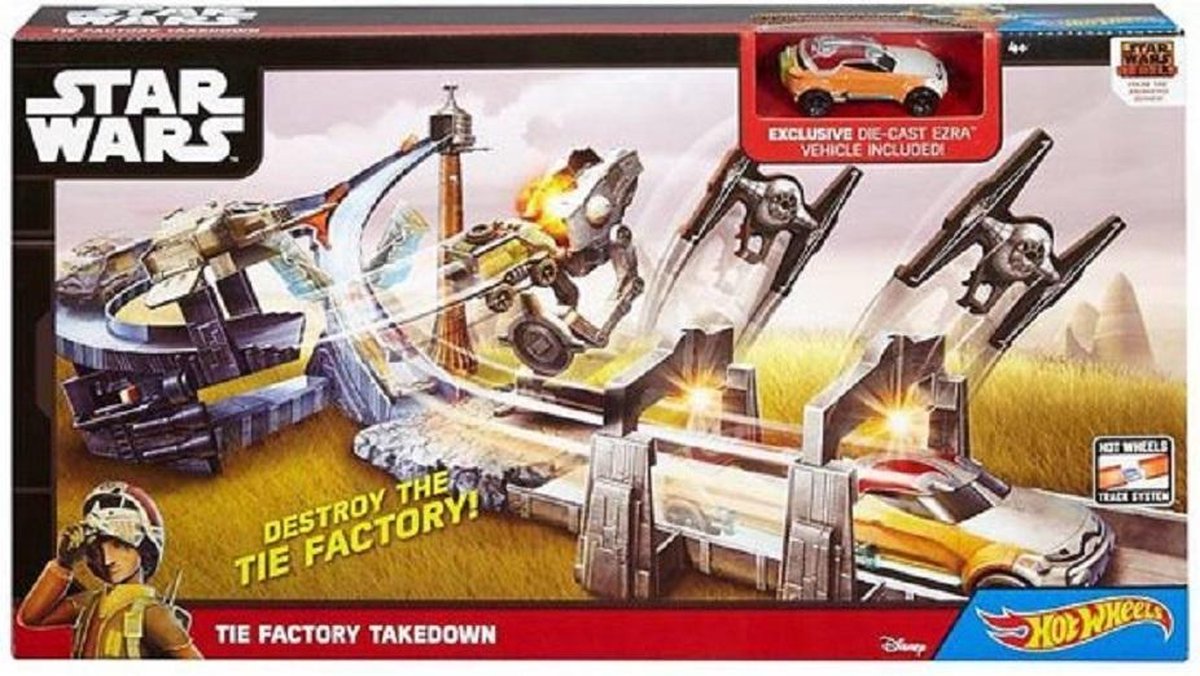 Hot Wheels® en Star Wars™tie factory takedown