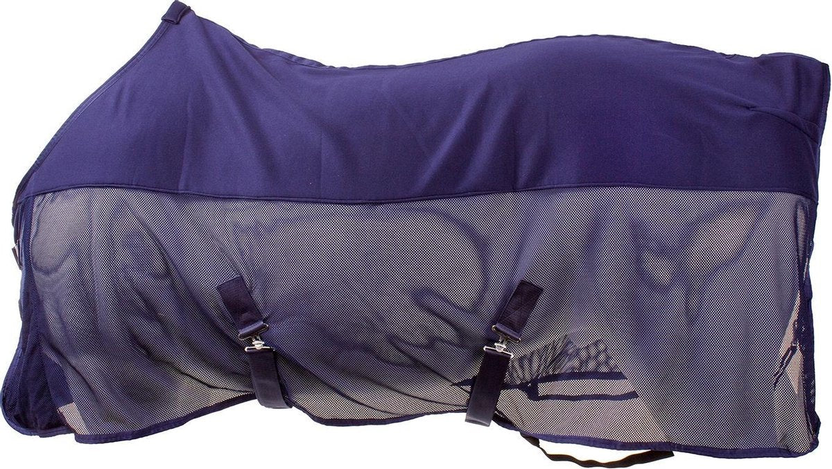 Horka Vliegendeken Fleece Cooler Blauw Maat 105/155