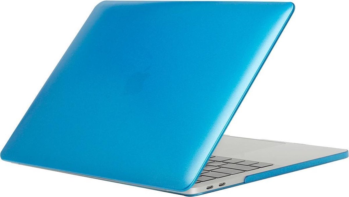Mobigear Hard Case Metallic Blauw Macbook Pro 13 inch Thunderbolt 3 (USB-C)