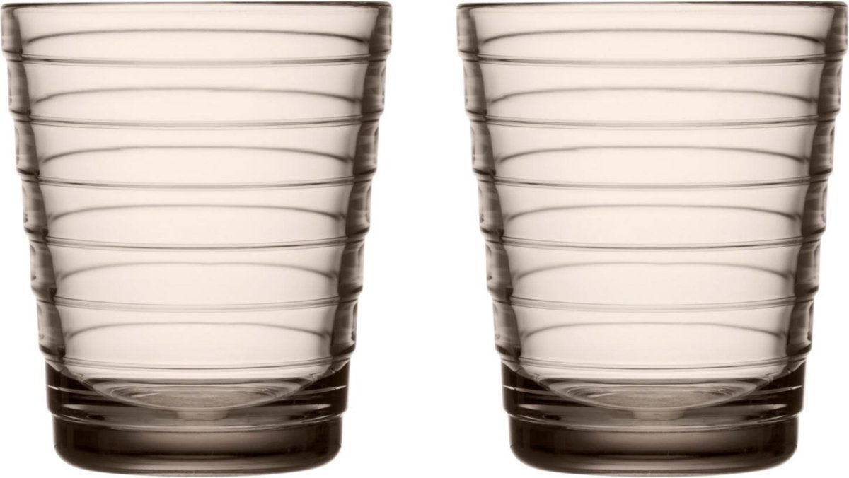 Iittala Glas Aino Aalto Linen 22cl - 2 Stuks